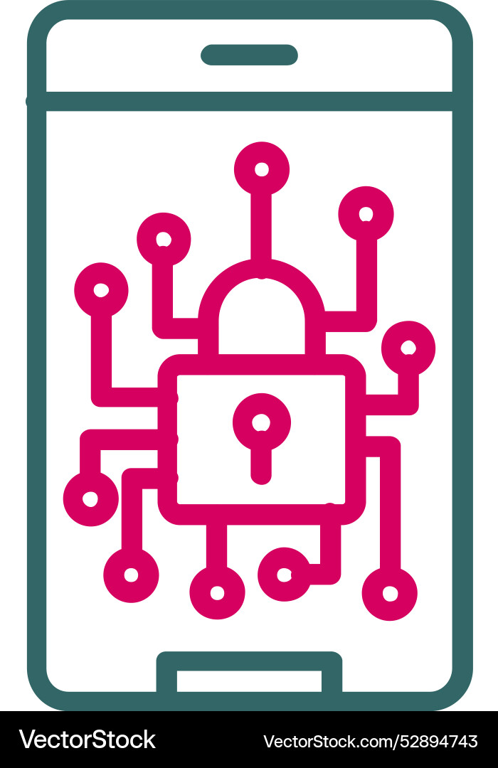 Encryption icon design Vector Image