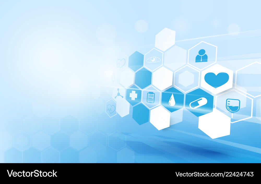 Modern Abstract Science Background vector image