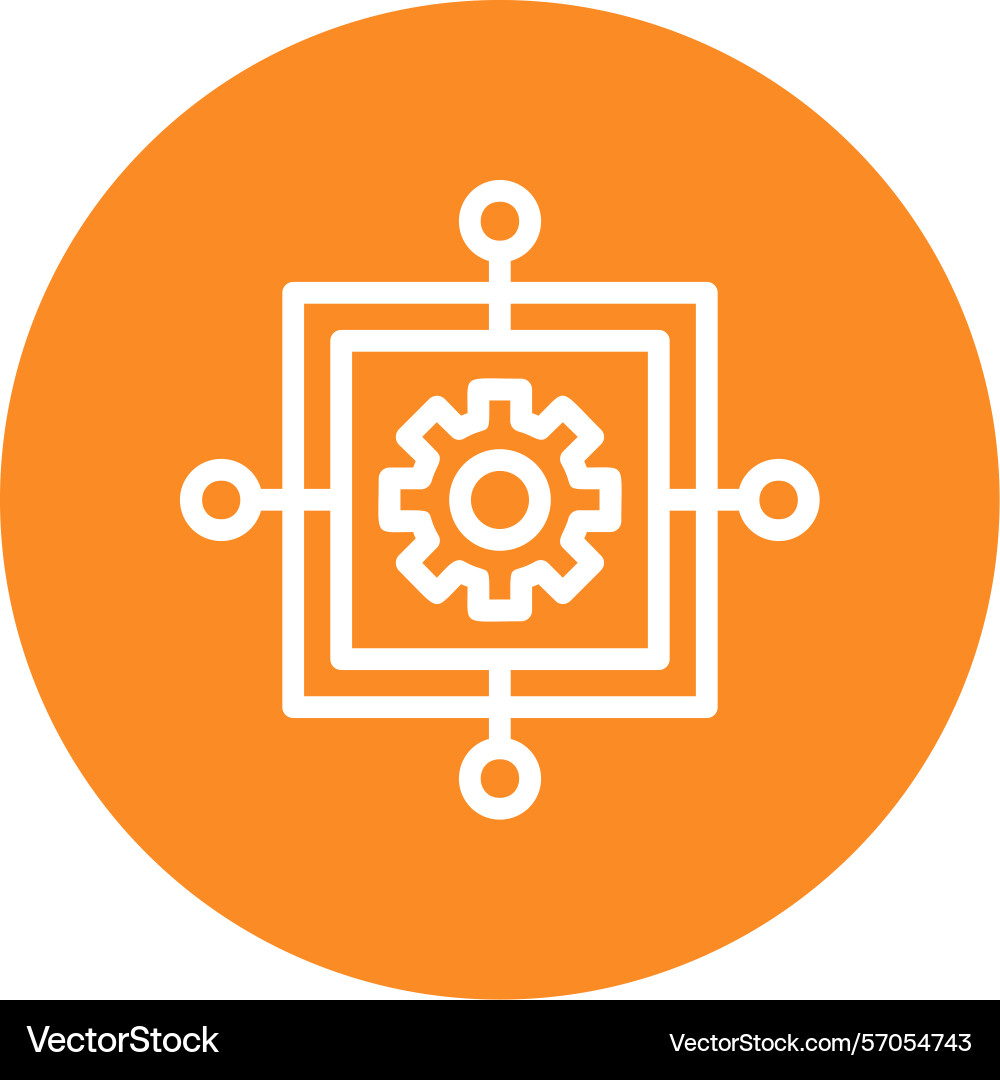 Scope creep line circle style icon design vector image