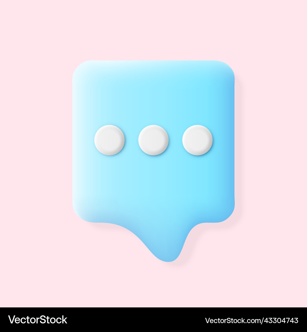 Typing in chat bubble element message sending Typing in chat bubble element message sending vector image