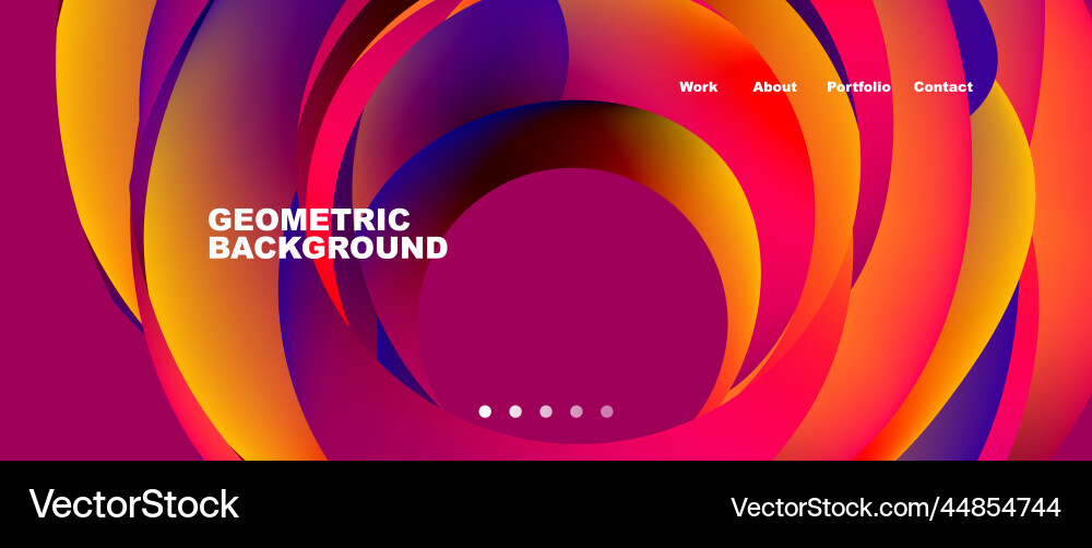 Fluid shapes abstract background Vector Image