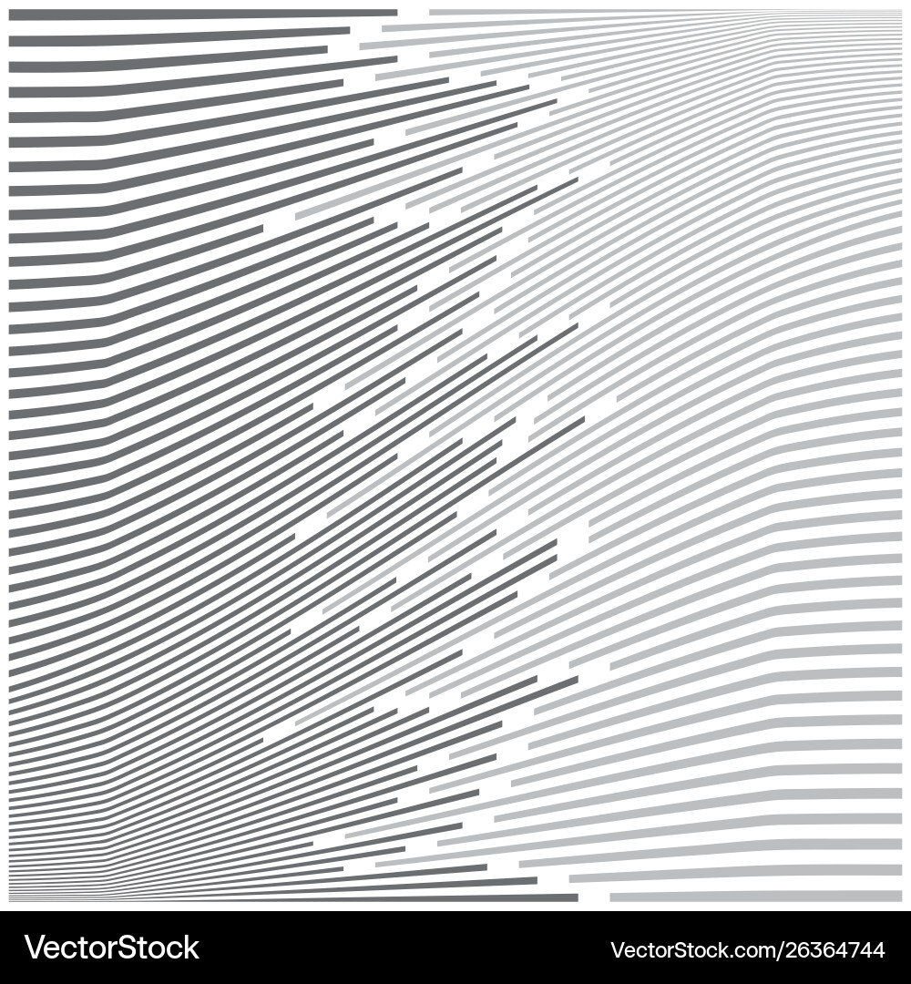 Gray Stripe Wave Pattern Vector Image