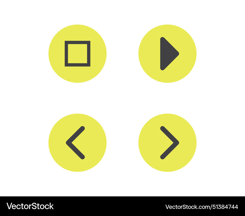 Hamburger menu icon buttons for website ui vector image