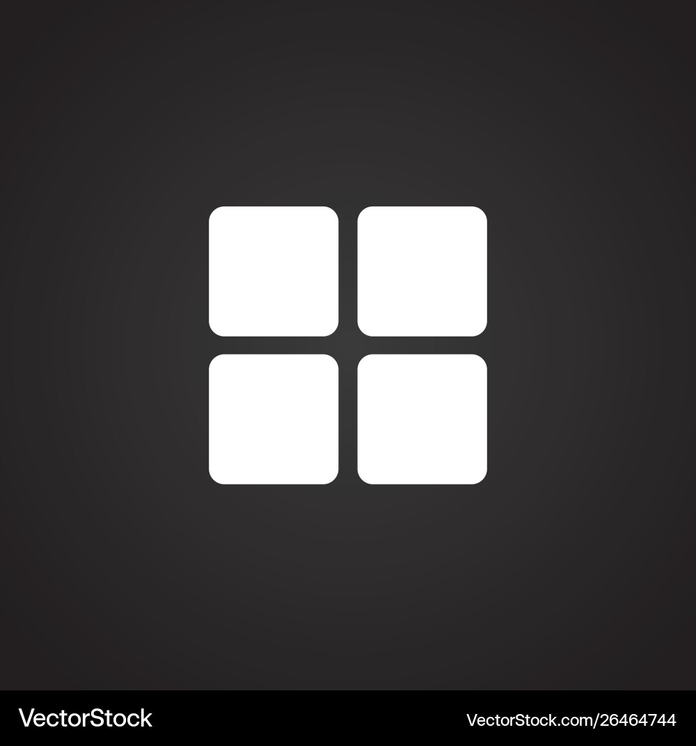Option button icon on background for graphic Option button icon on background for graphic Vector Image