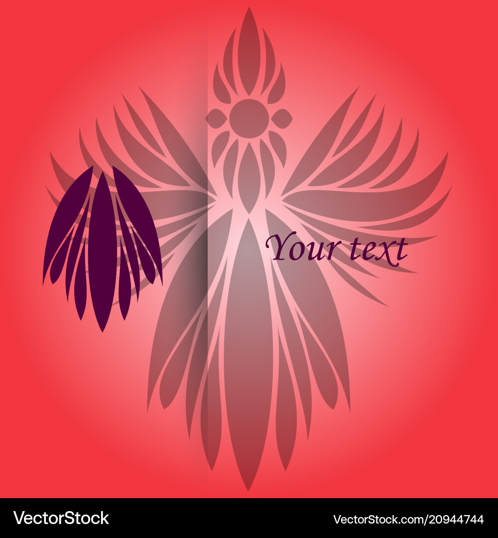 Vintage pattern on background for retro design Vector Image