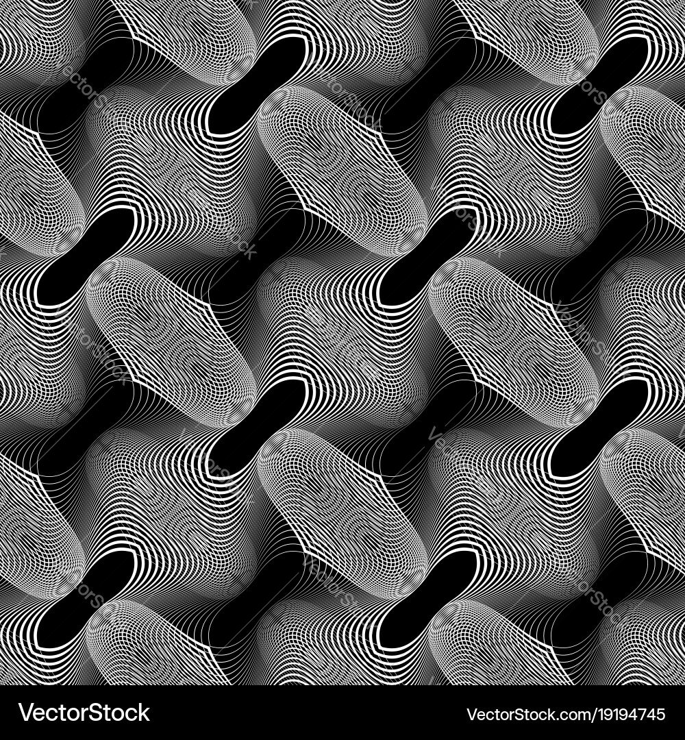 Design seamless monochrome grid pattern Vector Image