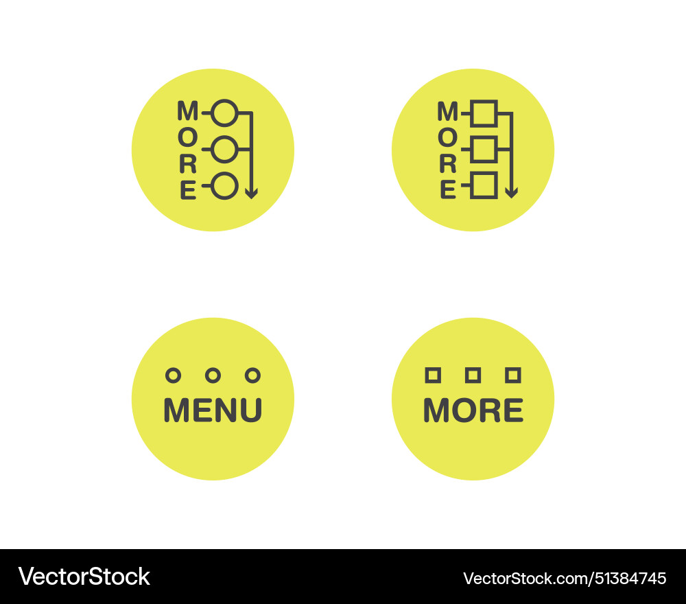 Hamburger menu icon buttons for website ui Hamburger menu icon buttons for website ui vector image