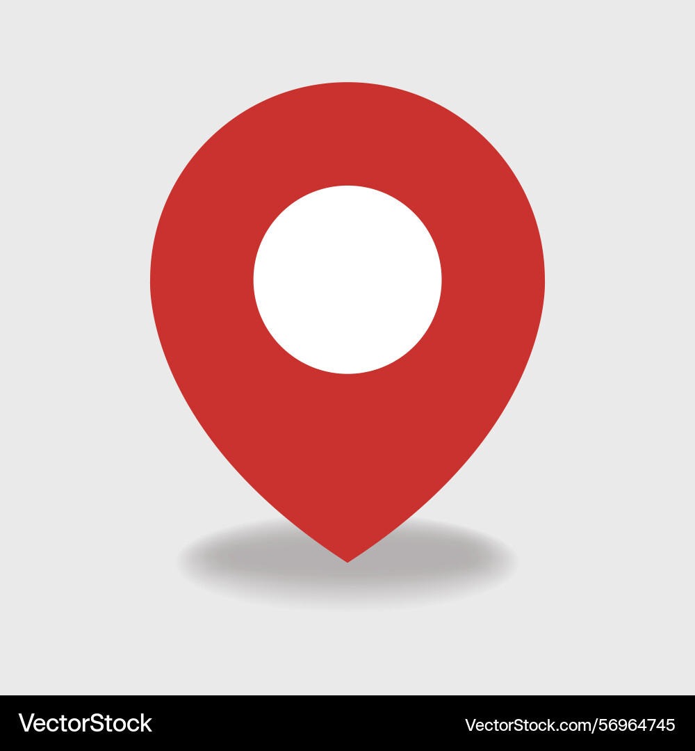 Map pointer iconlocation icon simple design Map pointer iconlocation icon simple design vector image