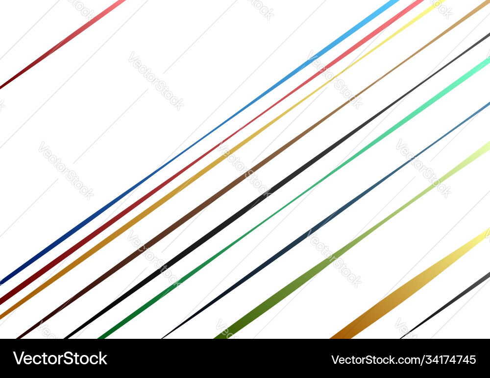 Random colorful lines with gradient fill Random colorful lines with gradient fill vector image