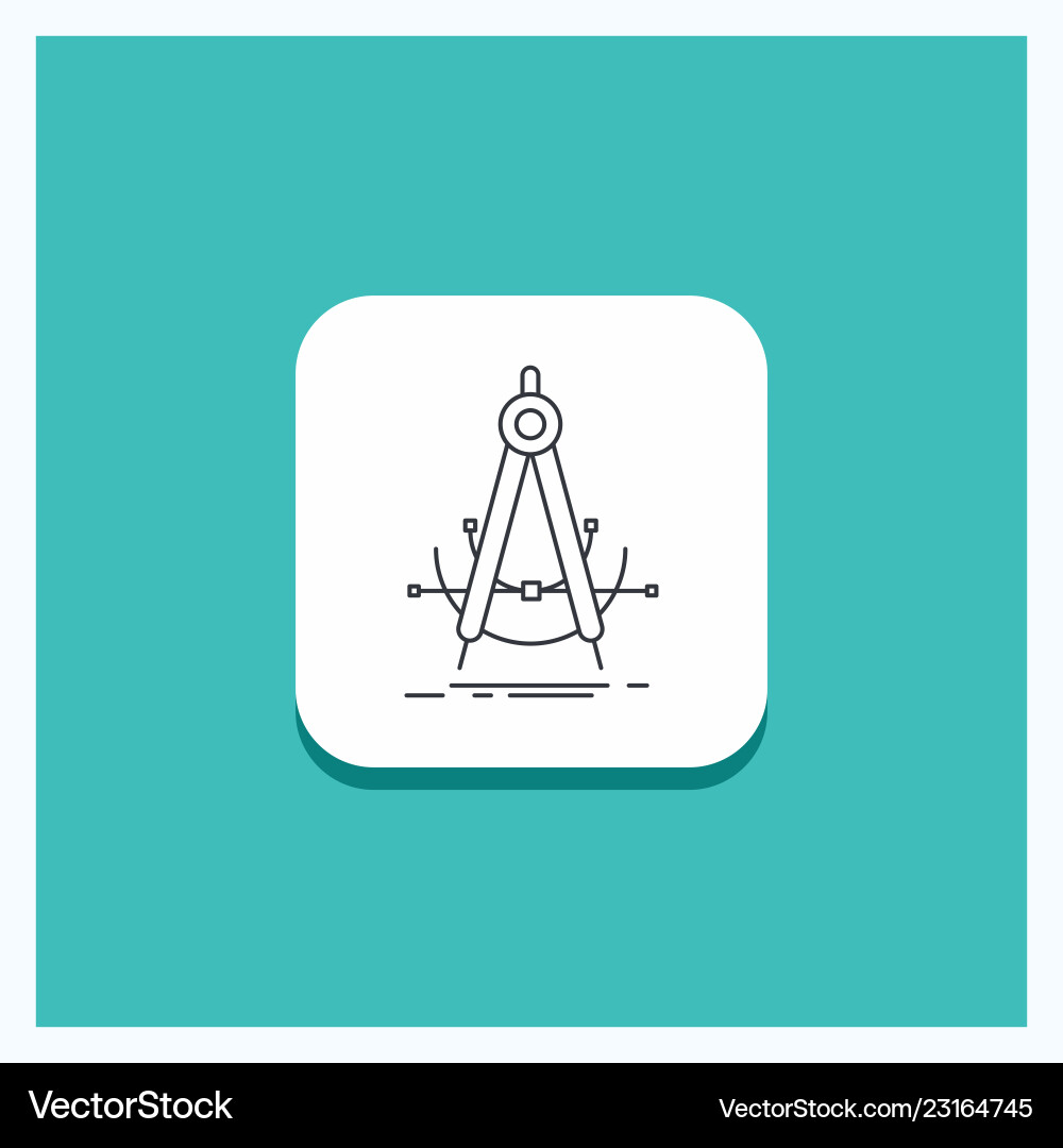 Round button for precision accure geometry Round button for precision accure geometry Vector Image