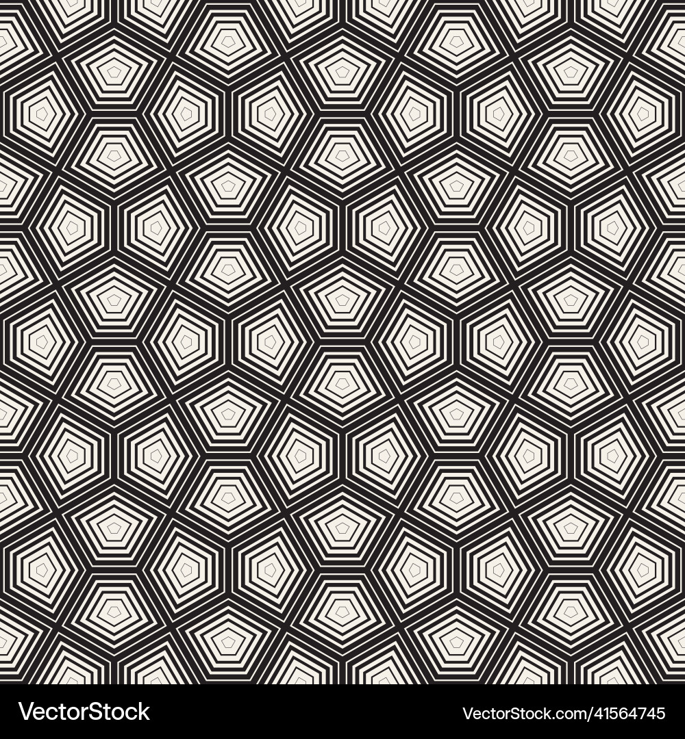 Seamless pattern repeating geometric elements Vector Image