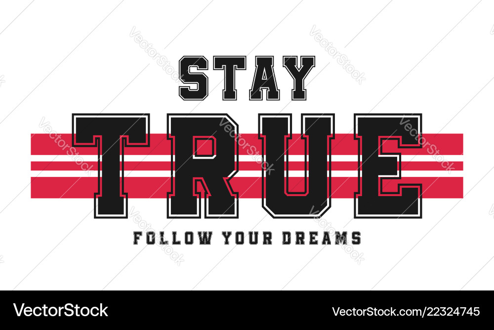Slogan graphic for t-shirt print design Slogan graphic for t-shirt print design vector image