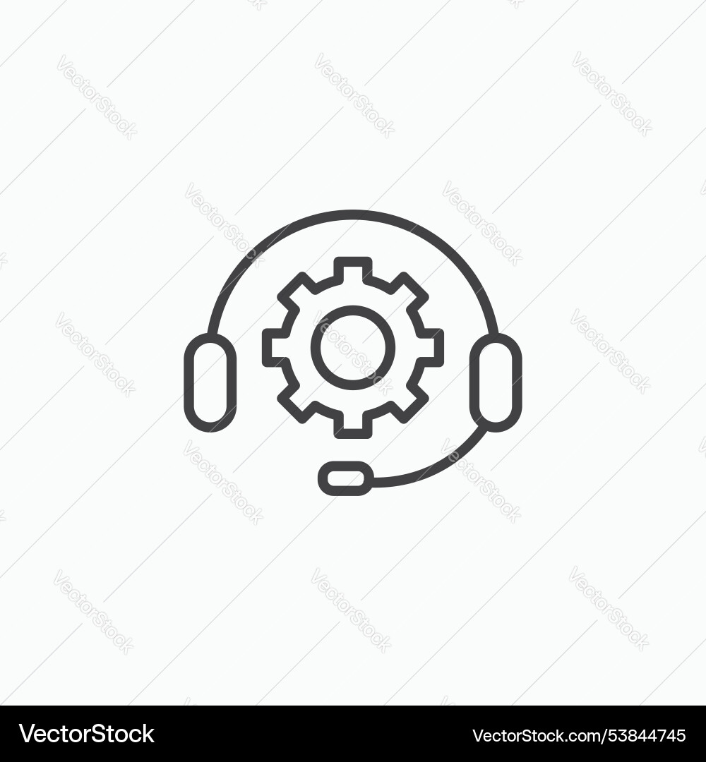 Technical support icon set Technical support icon set Vector Image