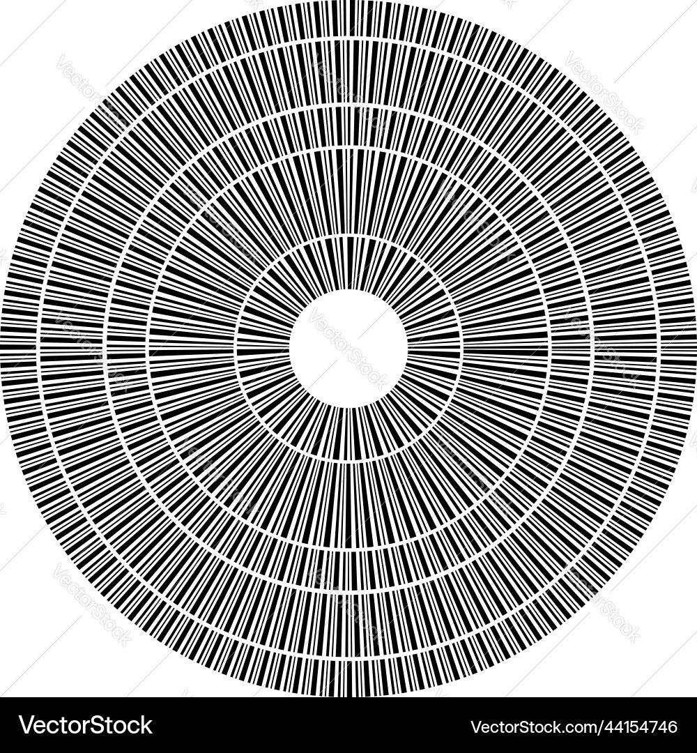 Abstract geometric circle with dashed lines Abstract geometric circle with dashed lines vector image