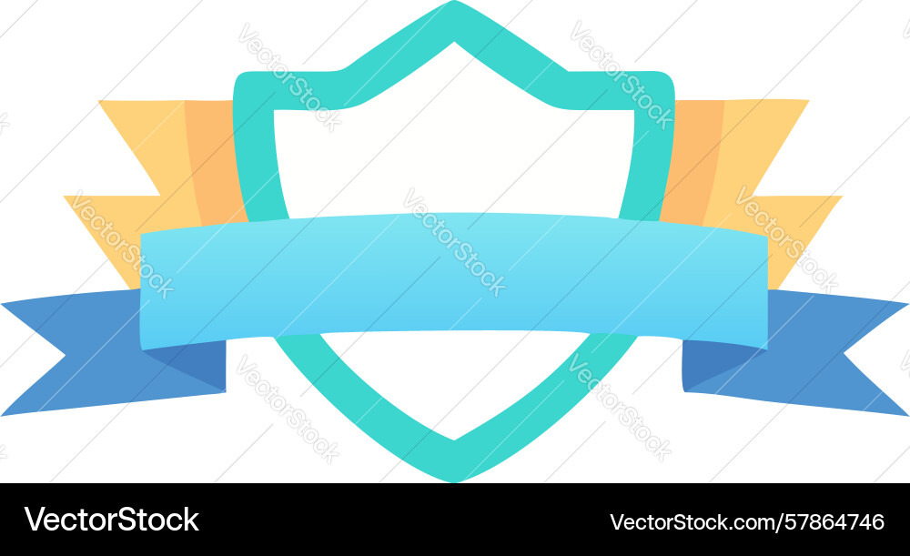Shield with arrow and wings symbolizing precision vector image