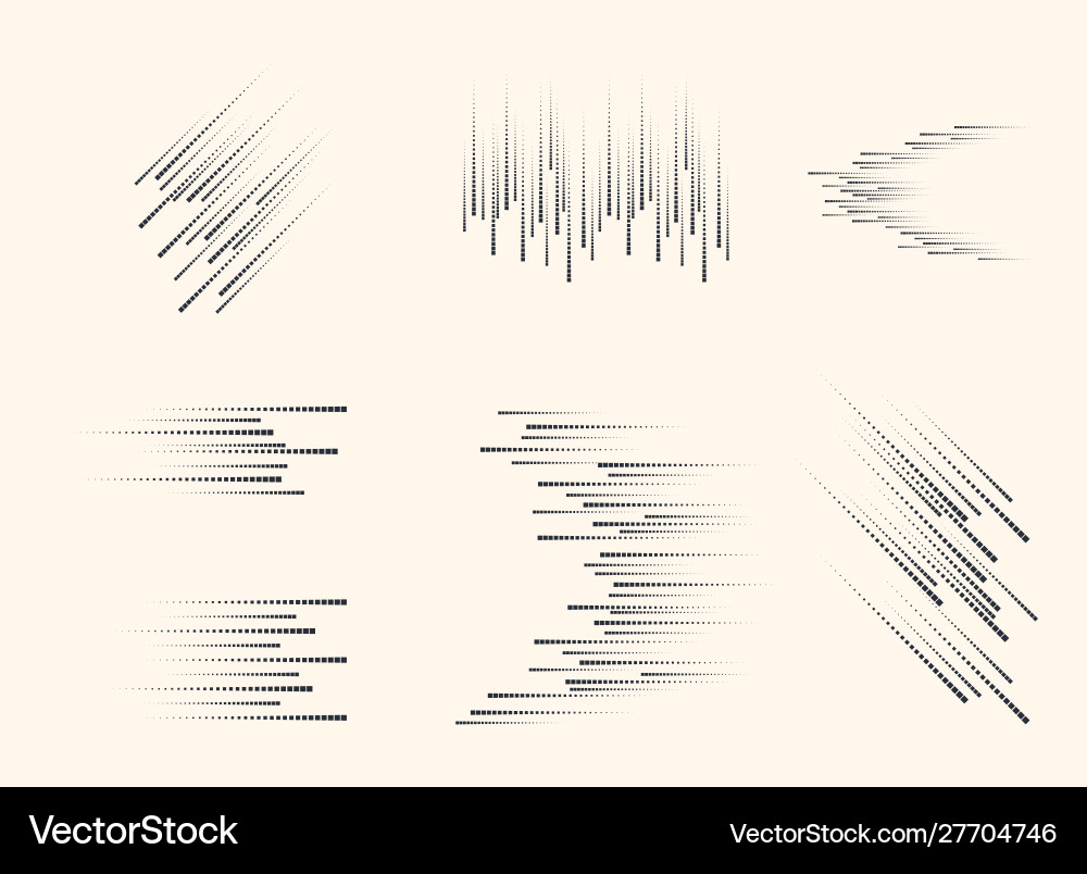 Speed Lines - Dynamic Motion vector image