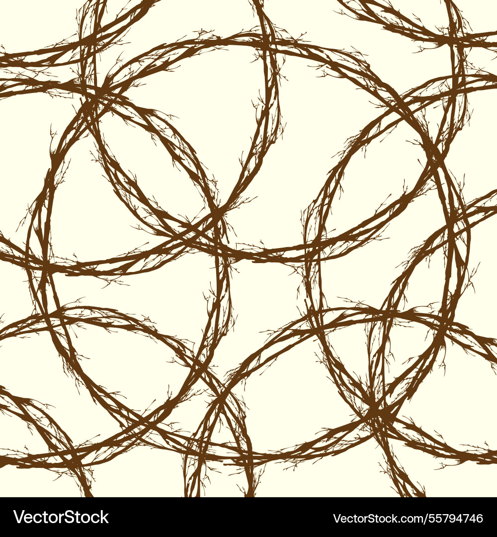 Tree branch lines circles background Tree branch lines circles background vector image