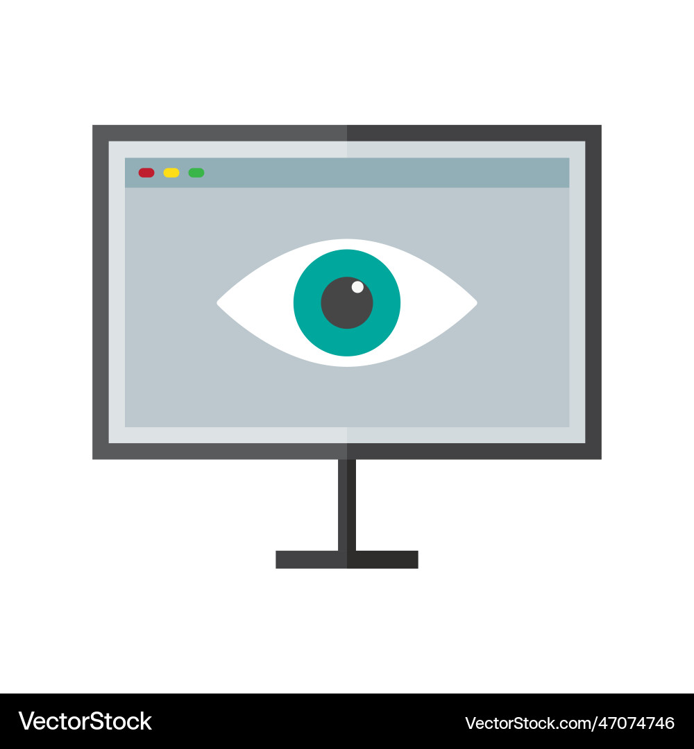 Web visibility icon image suitable vector image