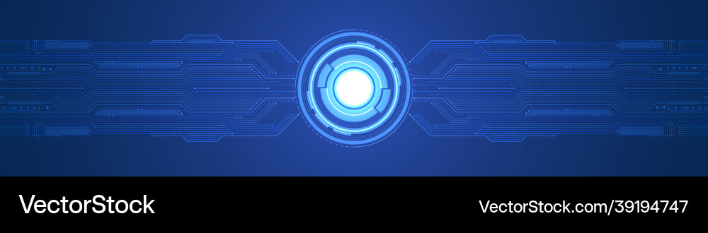 Abstract overlap circle digital background smart Abstract overlap circle digital background smart Vector Image