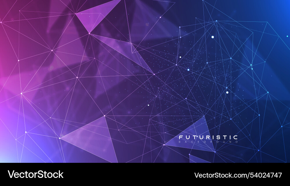 Abstract tech network connection dots digital Abstract tech network connection dots digital vector image