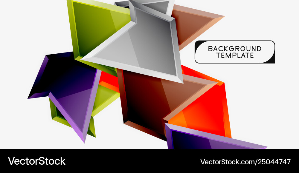 Minimal geometrical triangles with 3d effect Minimal geometrical triangles with 3d effect Vector Image