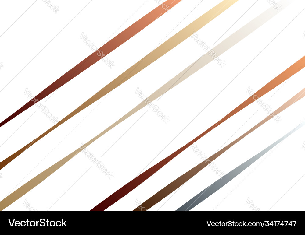 Random colorful lines with gradient fill vector image