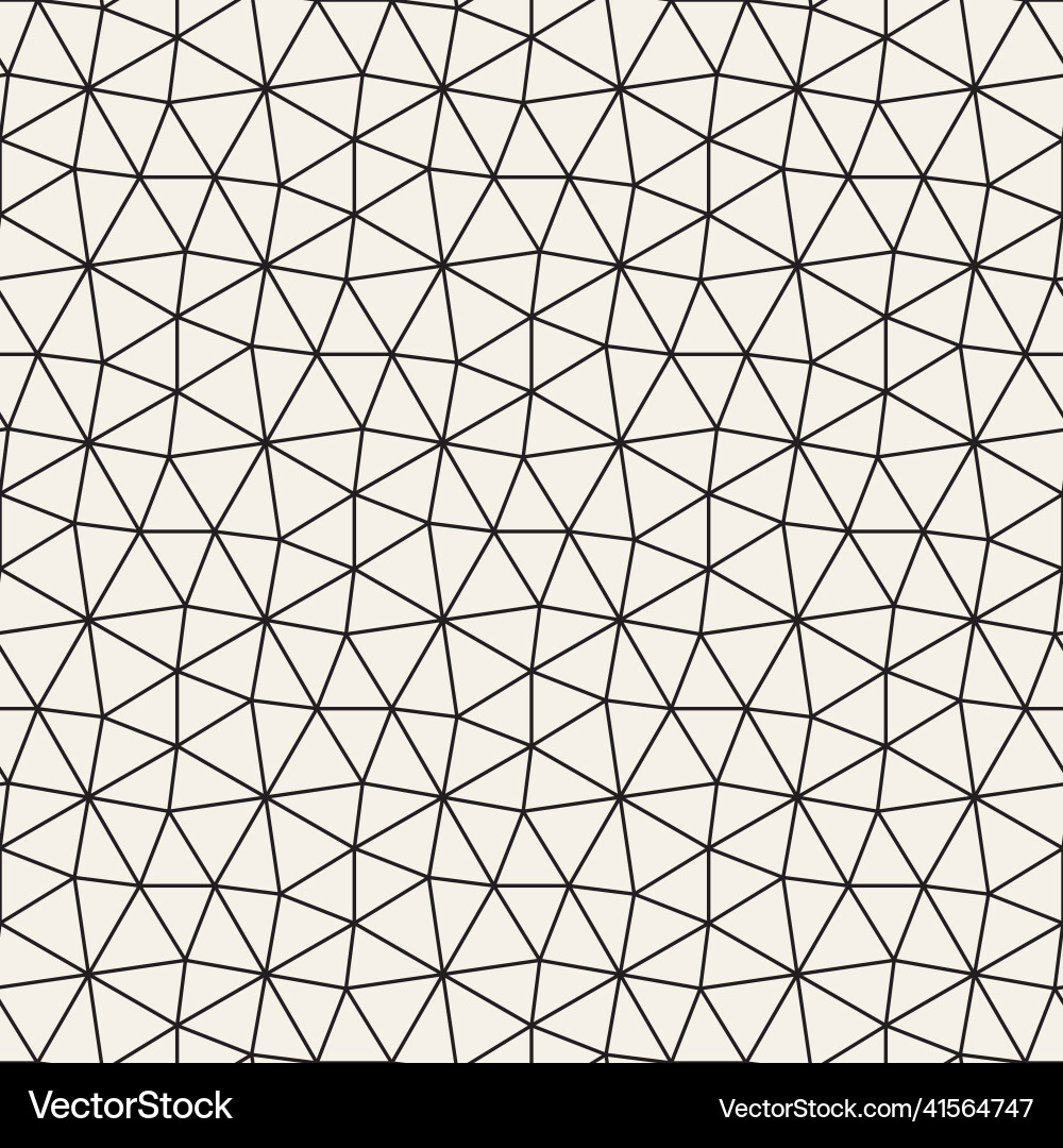 Seamless pattern repeating geometric elements vector image