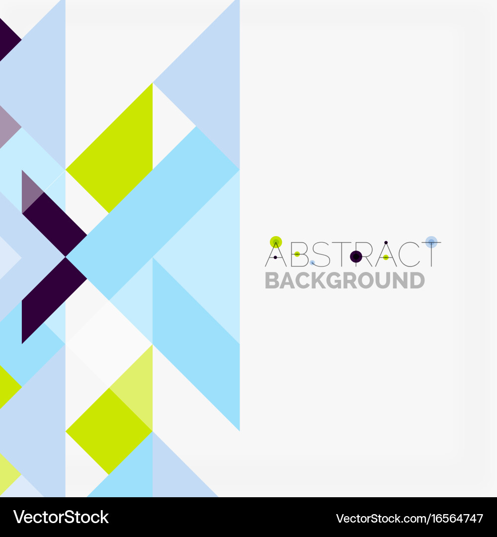 Triangle pattern design background Vector Image