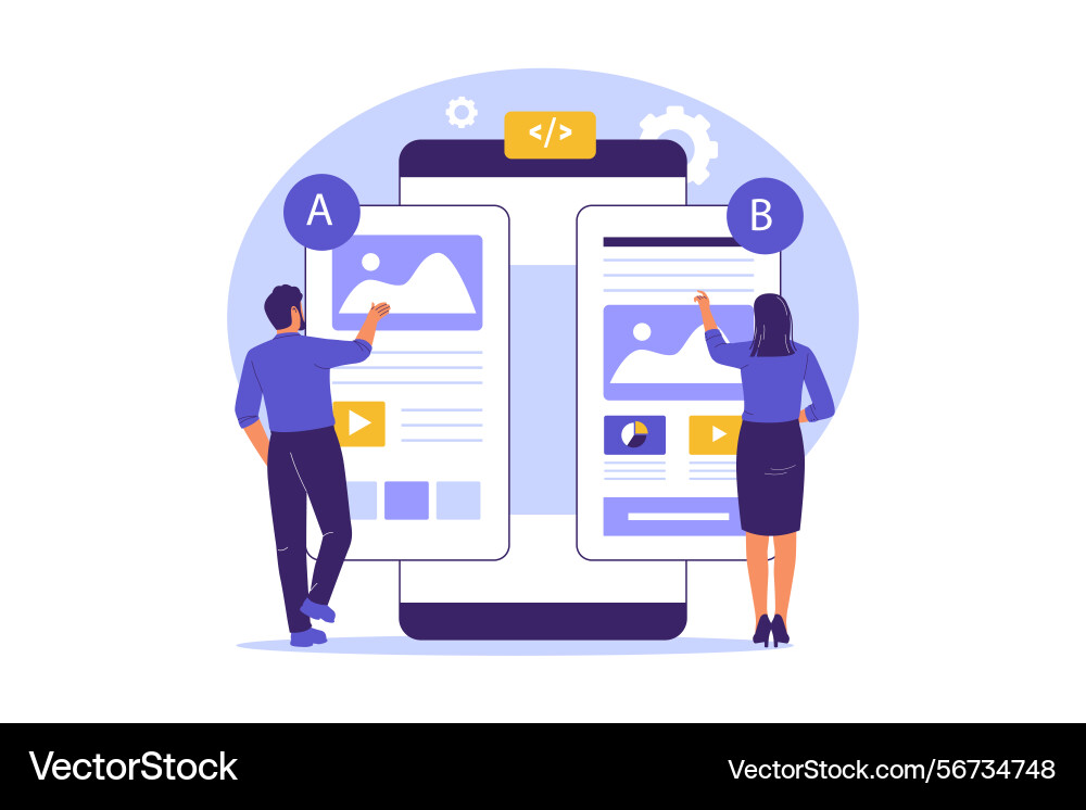 Flache ab Prüfschnittstelle in uiux Design Flache ab Prüfschnittstelle in uiux Design vektorbild