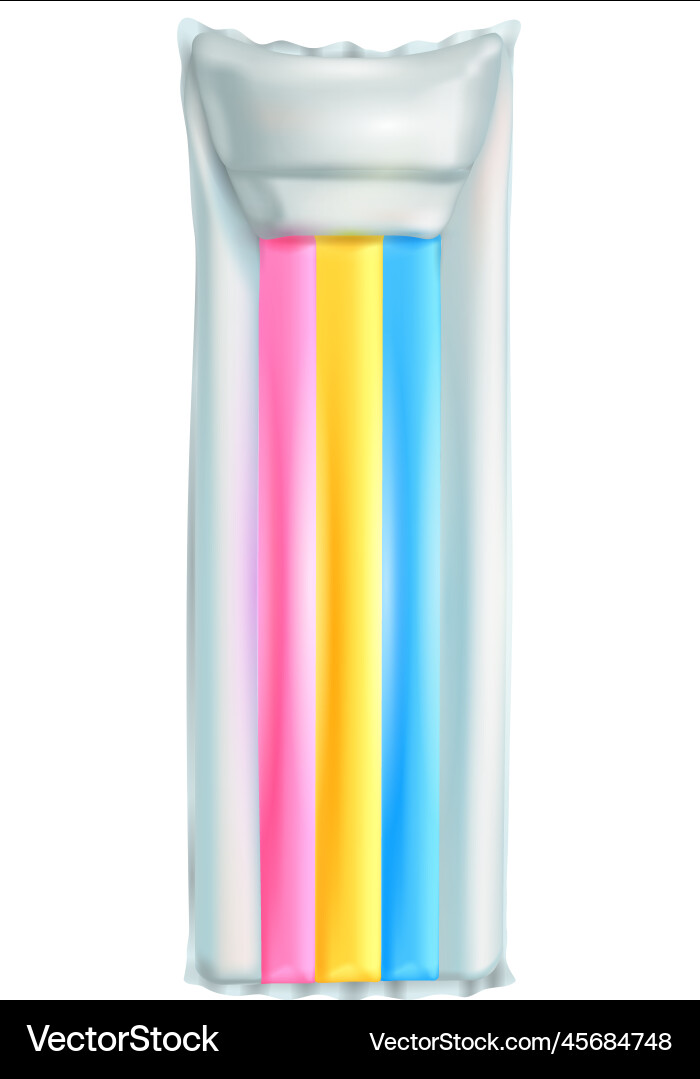 Realistic Inflatable Pool Float vector image