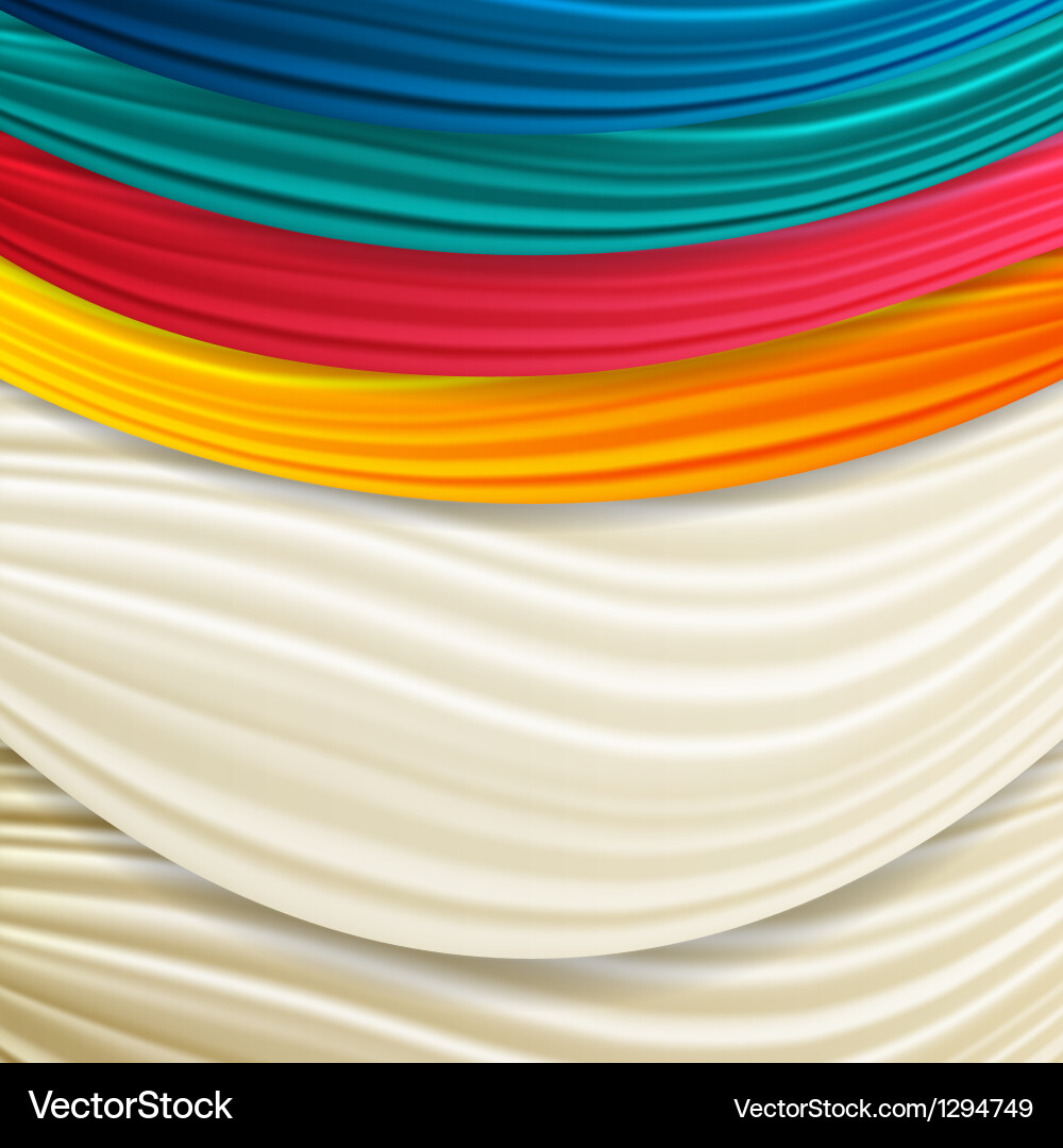 Abstract background from multi-colored horizontal vector image