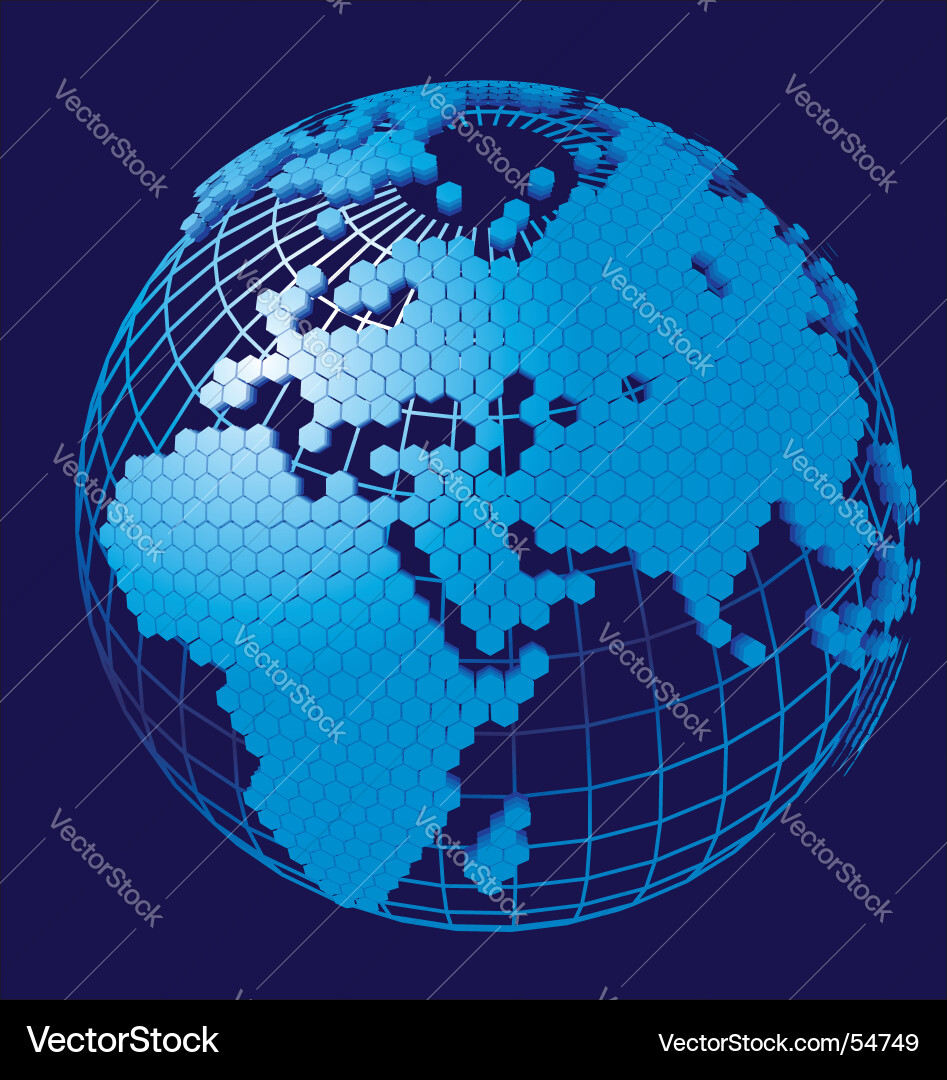 Global Connectivity Network vector image