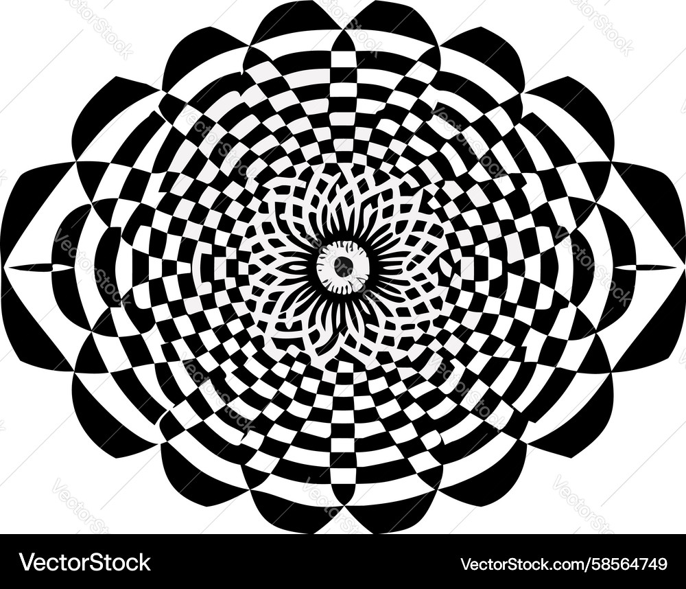 Infinite Spiral Pattern Vector Image