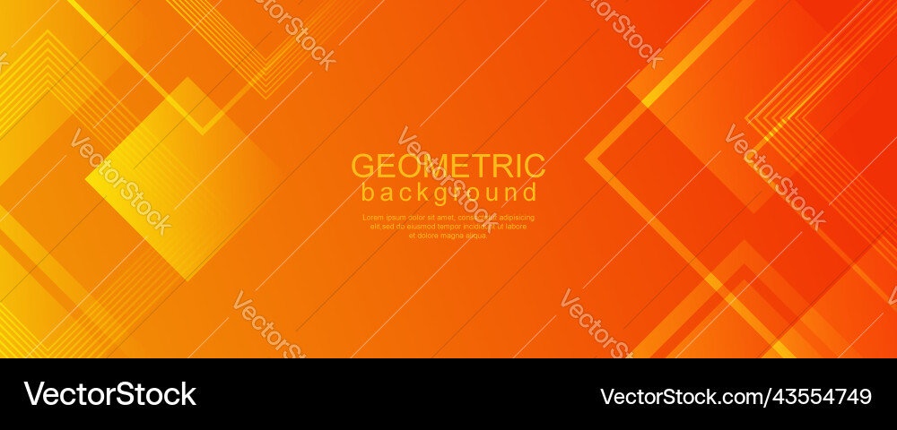 Minimal geometric background with dynamic square vector image