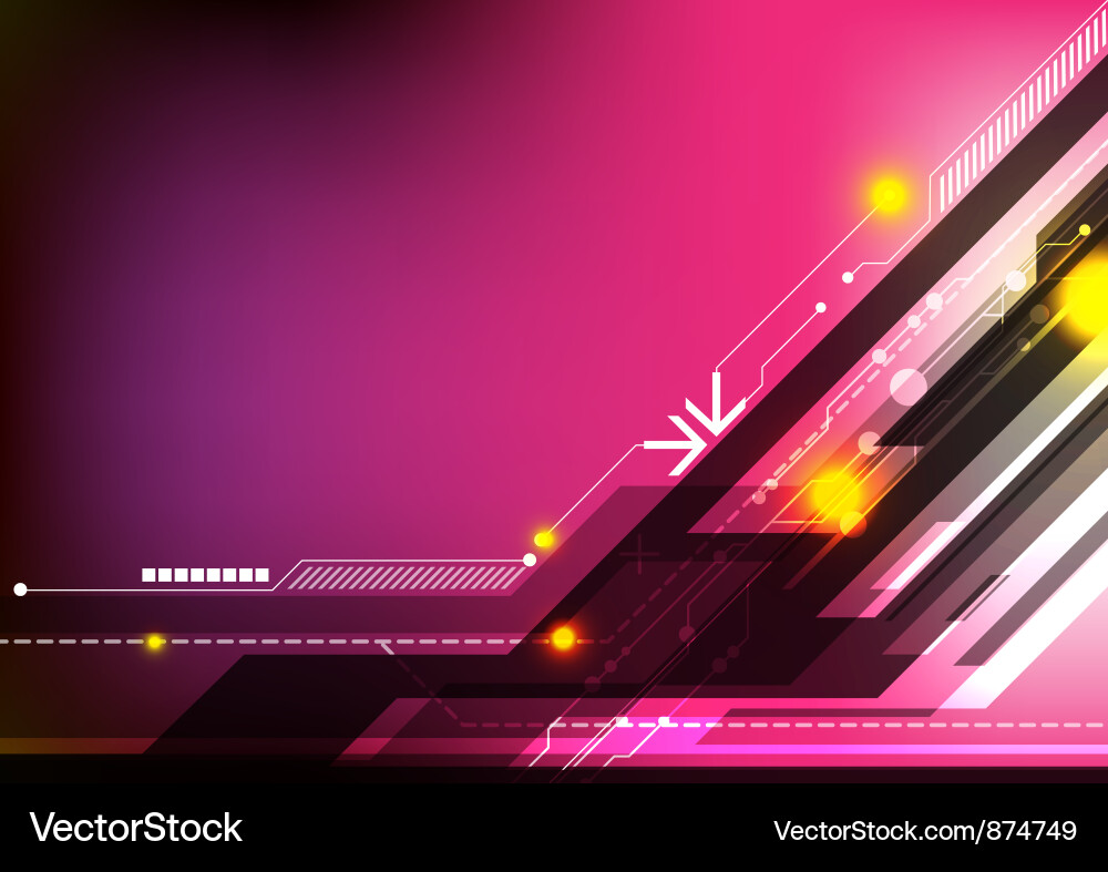 Modern Technology Abstract Background Vector Image