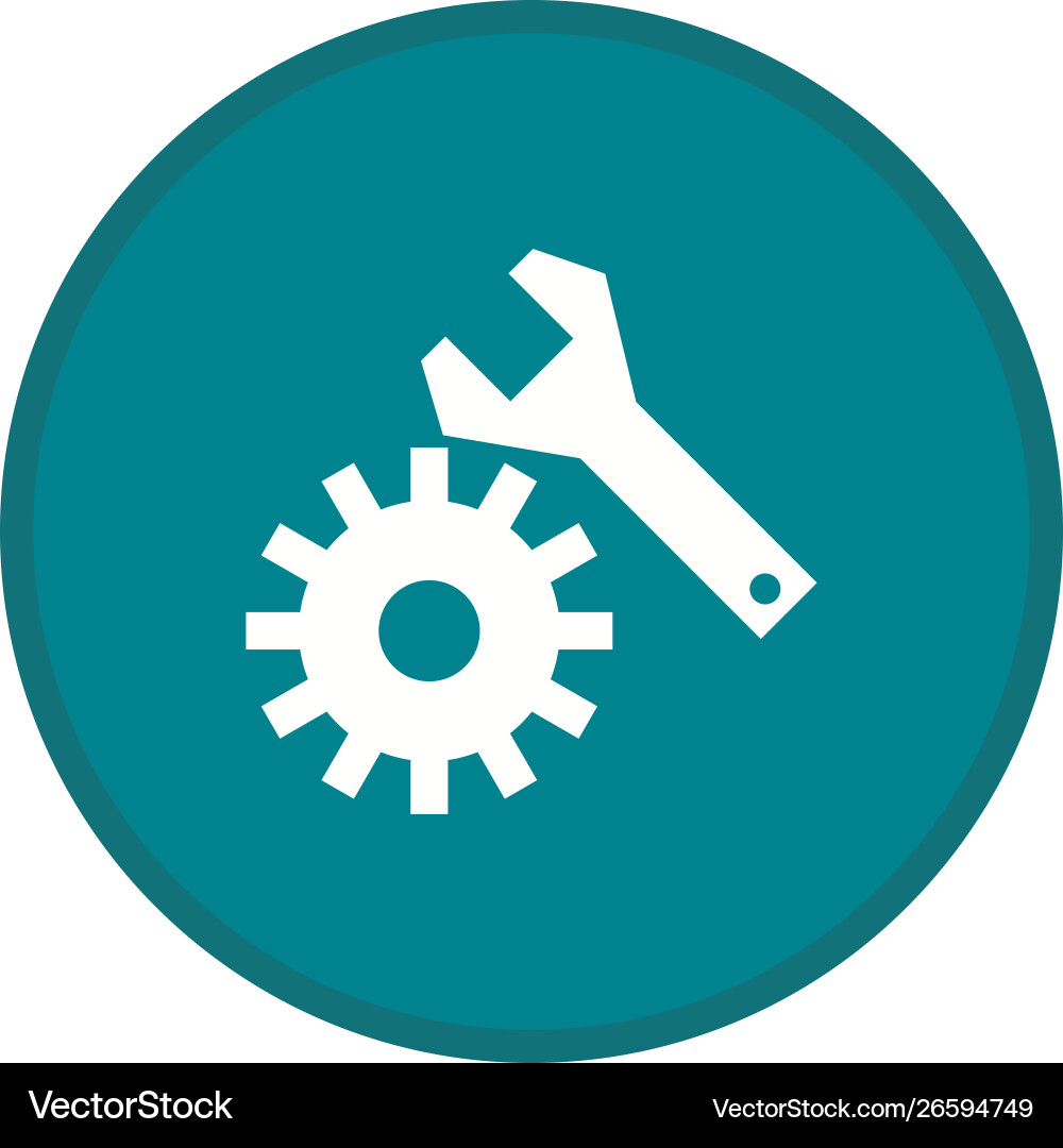 Setting glyph multi color background Vector Image