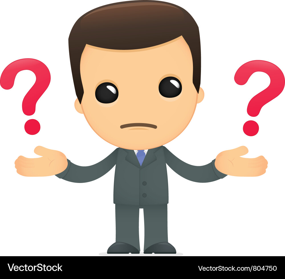 Cartoon Business Person Vector Image