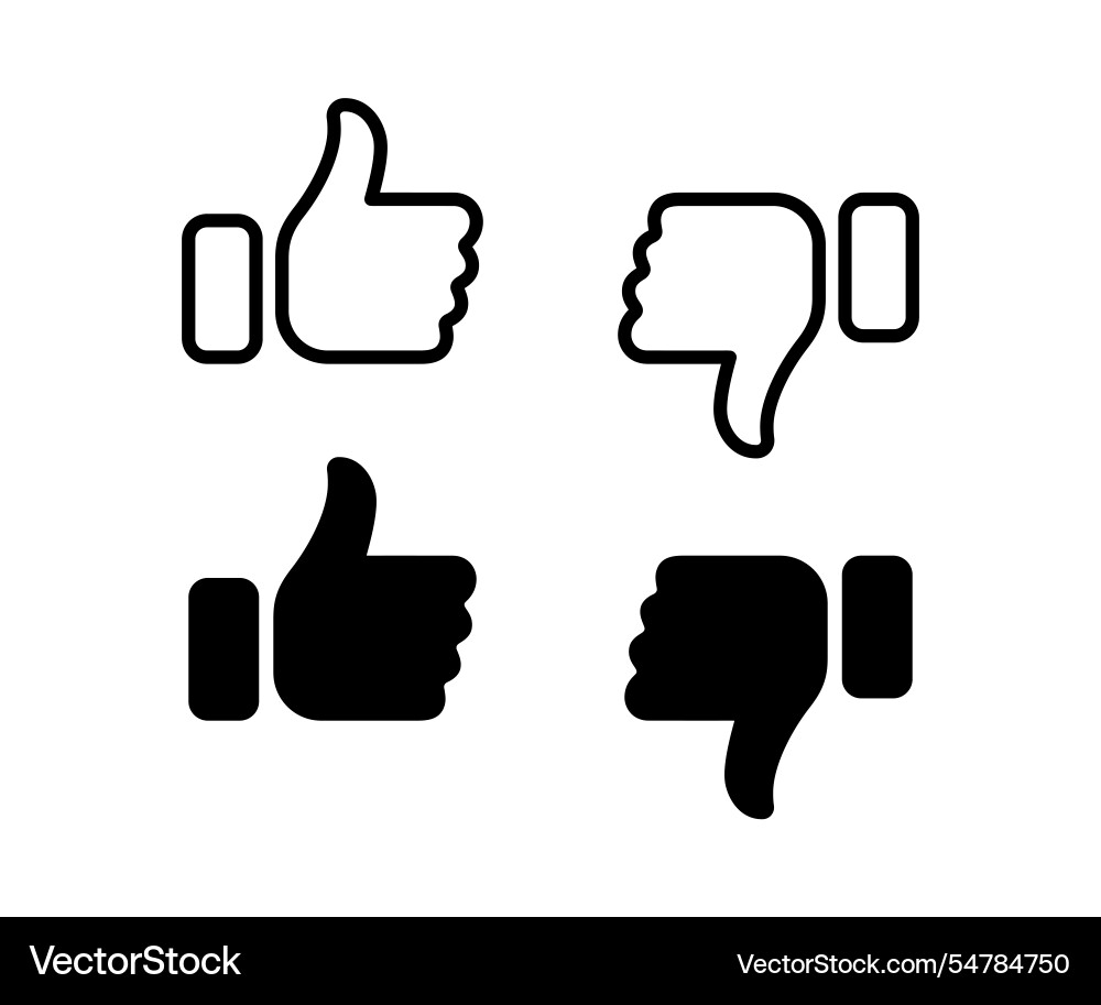 Do and dont symbols or yes no button Do and dont symbols or yes no button vector image
