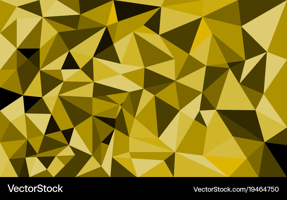 Geometric polygon background retro triangle vector image