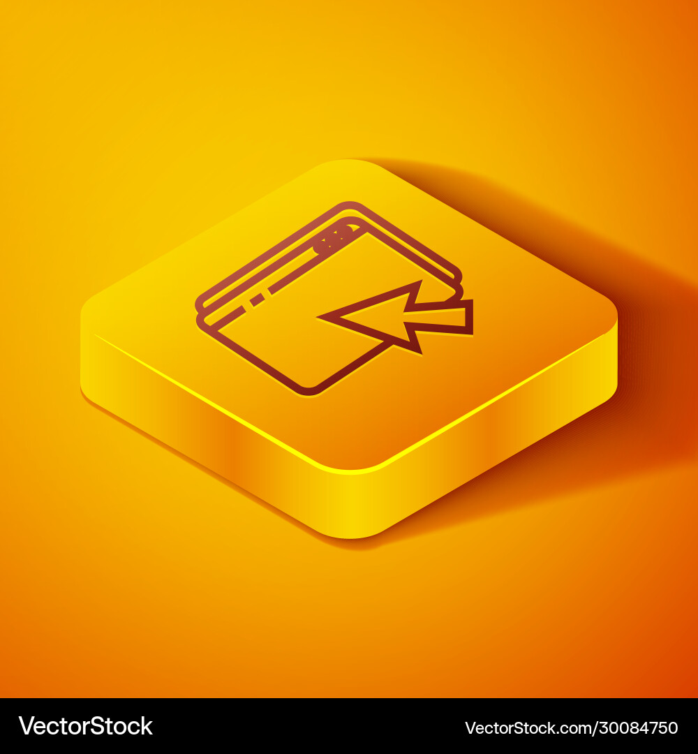 Isometric line web design and development concepts Vector Image