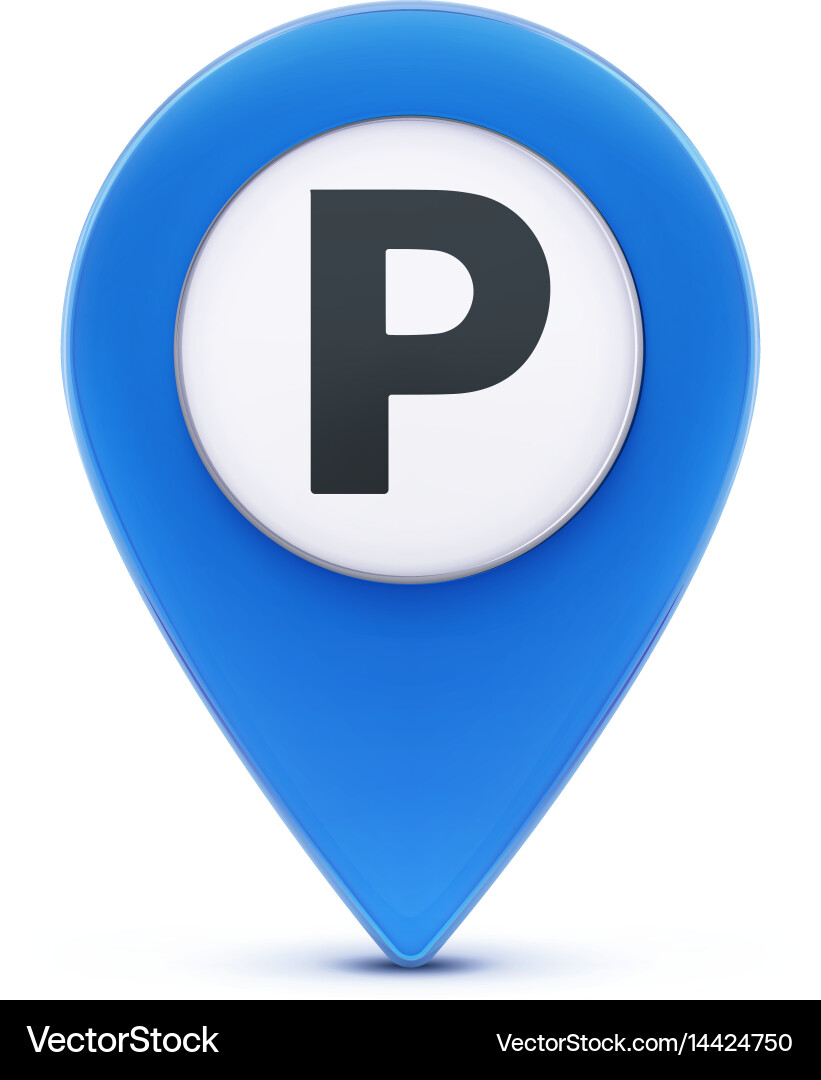 Map location pointer vector image