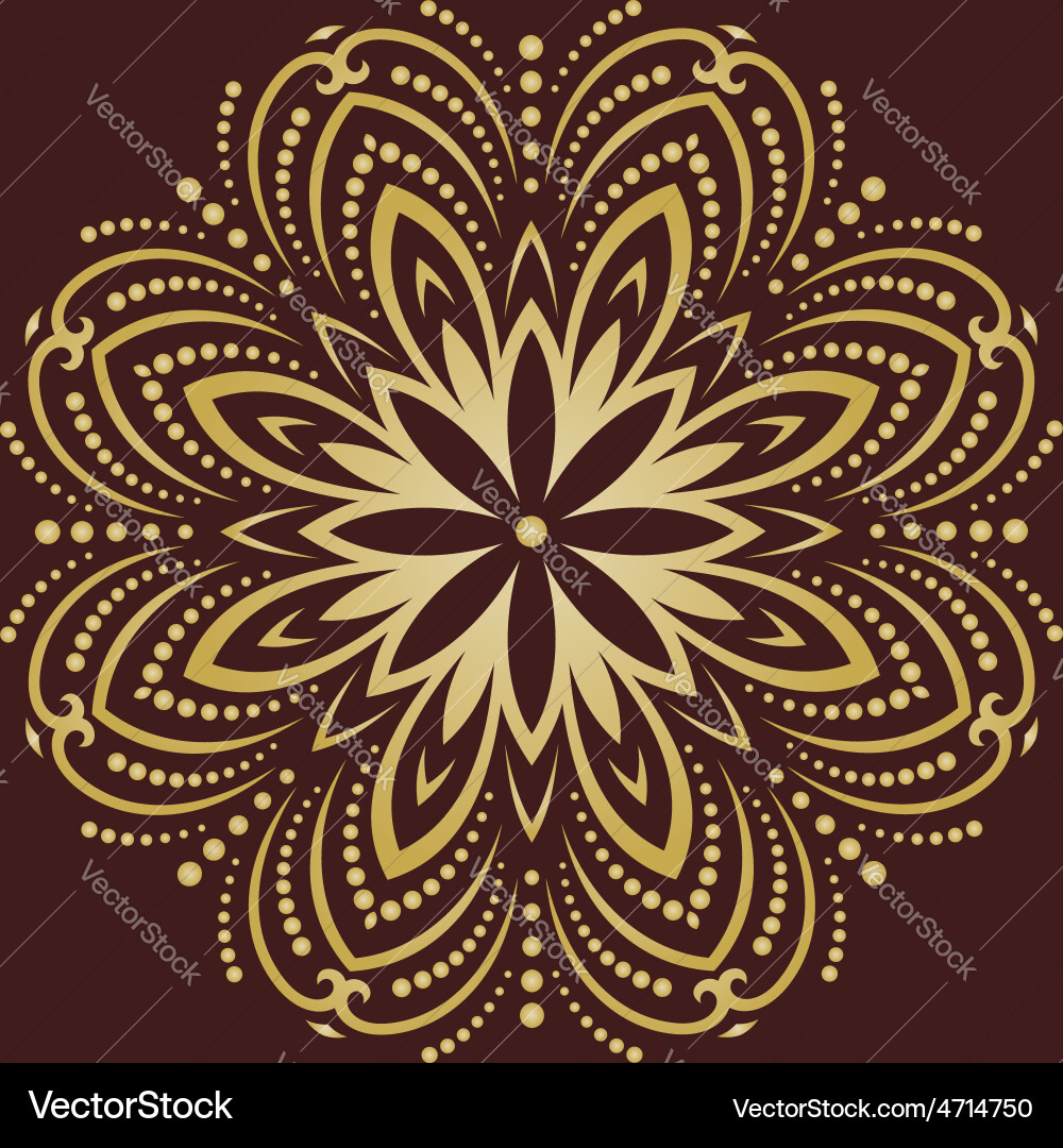 Orient abstract pattern vector image