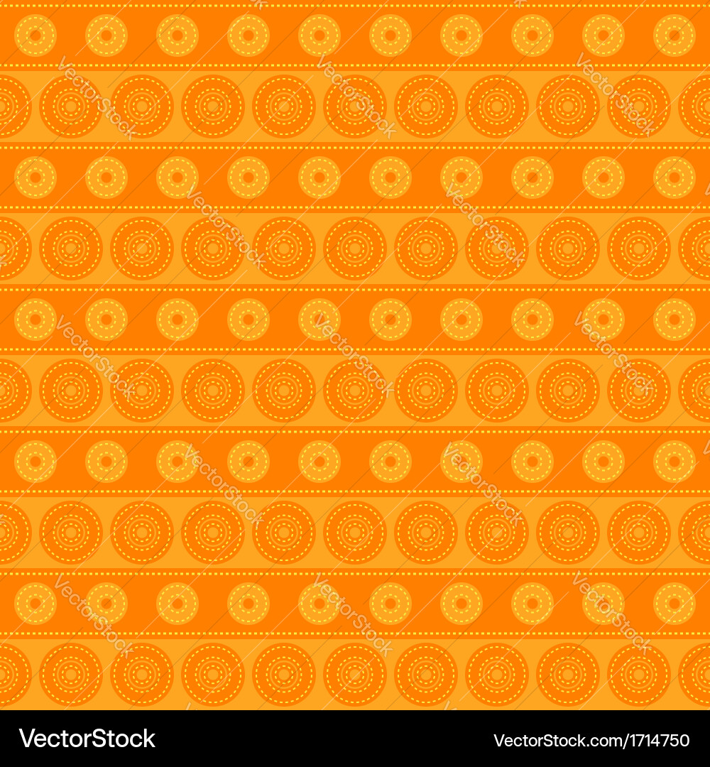Seamless pattern with circles and lines Vector Image