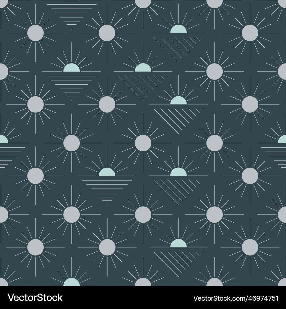 Abstract Pattern with Geometric Shapes vector image