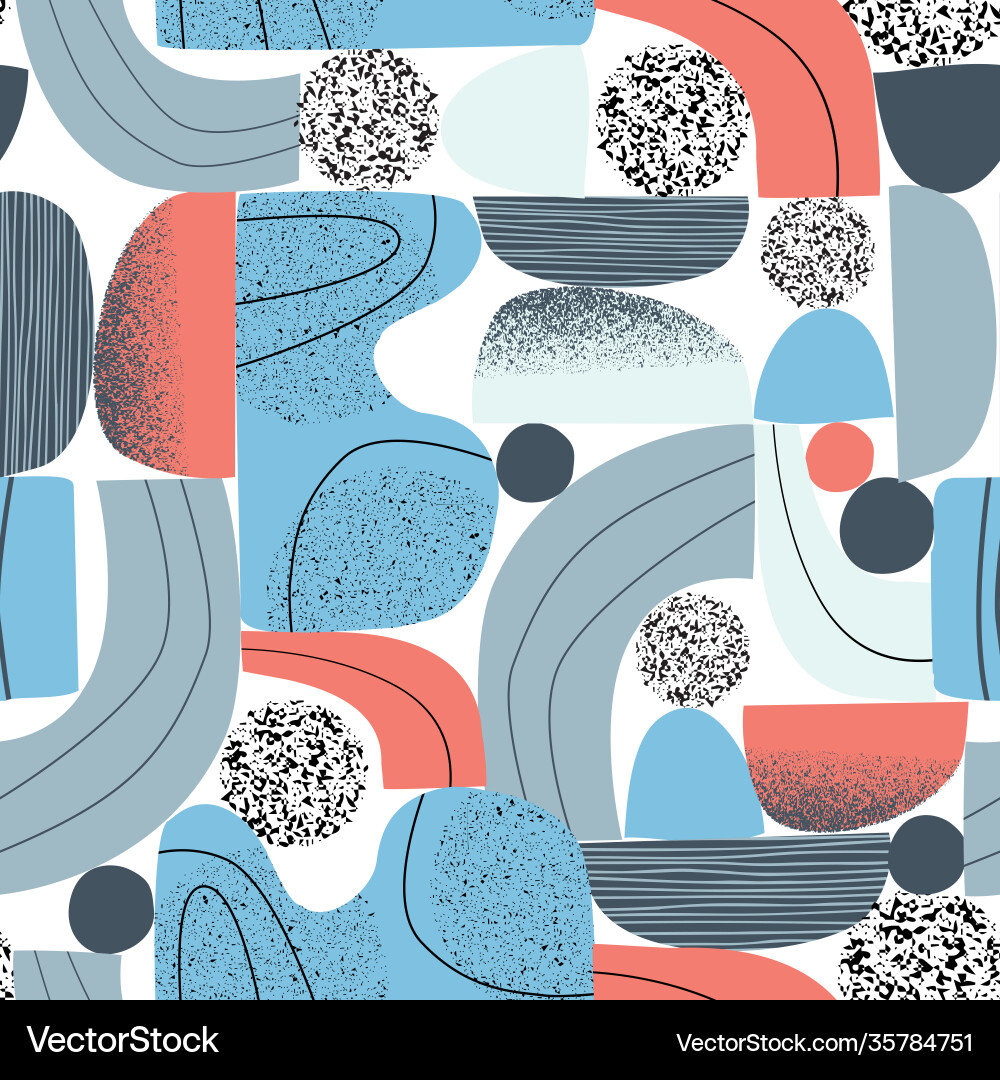 Abstract shapes elements cool colorful Abstract shapes elements cool colorful vector image