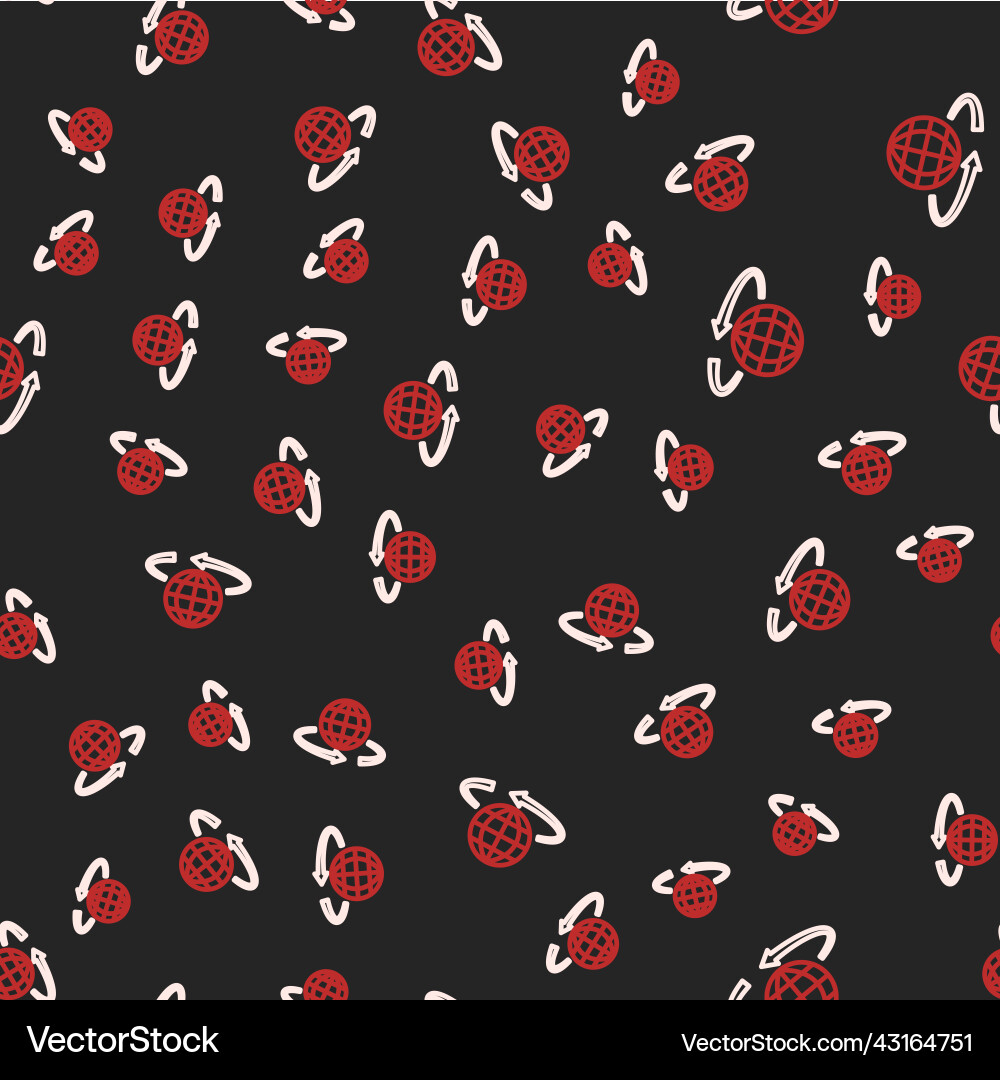 Line 3d modeling icon isolated seamless pattern Line 3d modeling icon isolated seamless pattern vector image