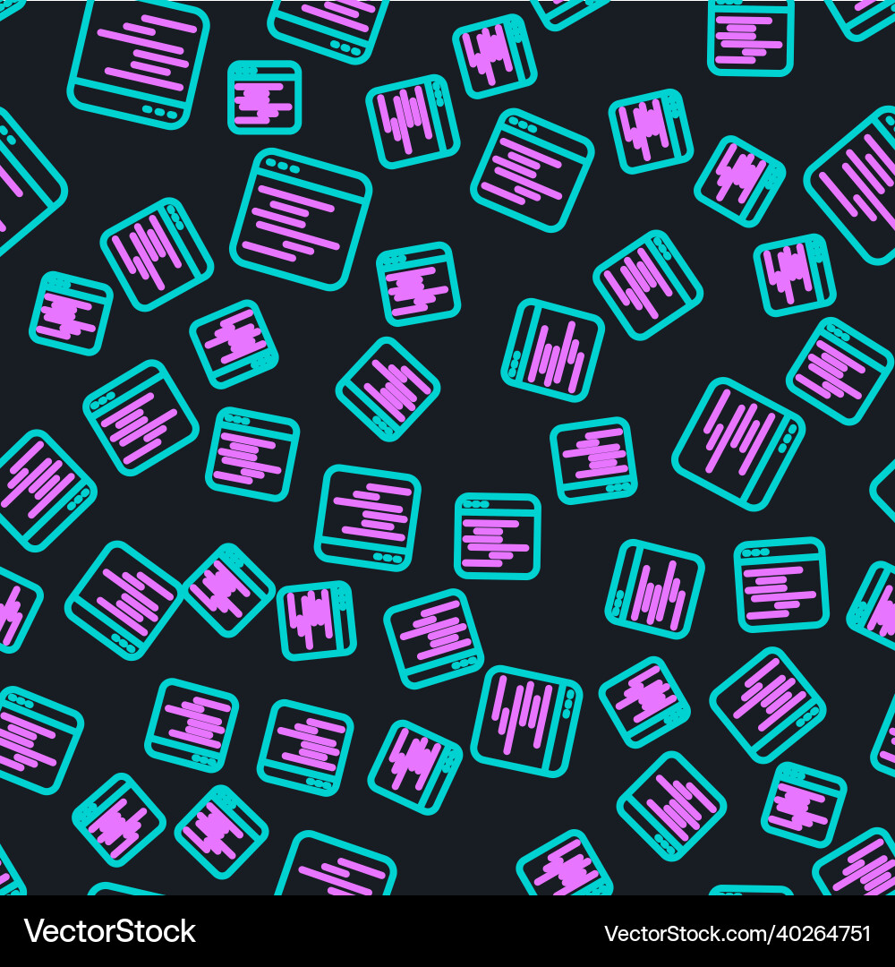 Line software web developer programming code icon Line software web developer programming code icon vector image