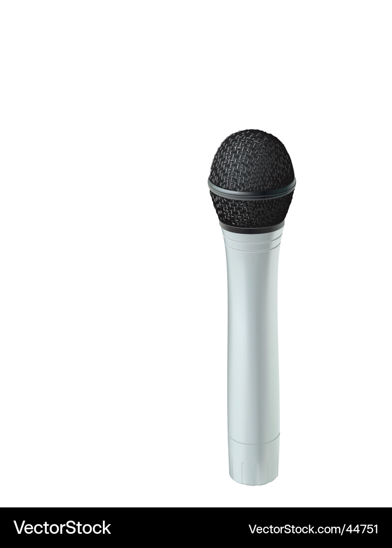 Wireless Microphone System vector image