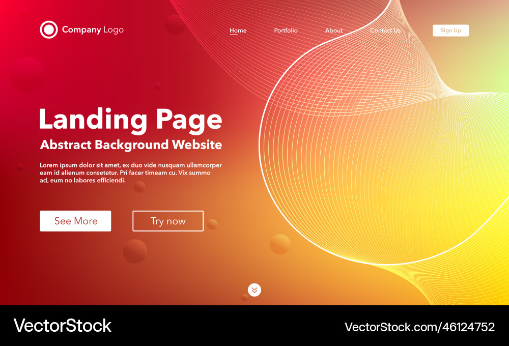 Abstract Wave Gradient Background Vector Image