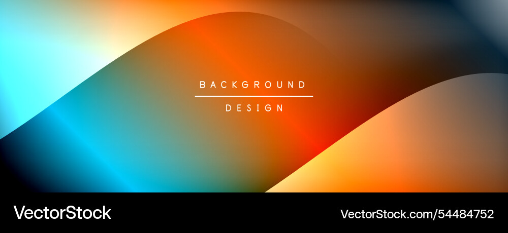 Gradient and shadow wave line geometric background Gradient and shadow wave line geometric background vector image